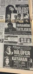 Yeni Asır Gazetesi 31 Ağustos 1989 - Fuar Ekici Över : Bülent Ersoy, İbrahim Tatlıses, Nilüfer, Kayahan, Muazzez Abacı, Emrah, Ahmet Kaya, Ahu Tuğba GZ132169