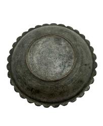 Osmanlı Yazılı Bakır Sahan ( Kapaksız ) AOB3930