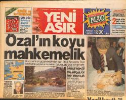 Yeni Asır Gazetesi 14 Aralık 1991 - Demirel'den Özal'a Sıcak Karşılama - İzmir'de Öldürülen İbrahim Uğur Cinayeti PKK Hesaplaşması Çıktı GZ132299