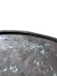 İşlemeli Bakır Sini AOB3991