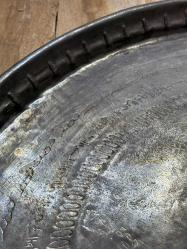 Osmanlı Yazılı Bakır Sini AOB3992