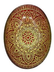 Motifli Cam Kase AOB3998