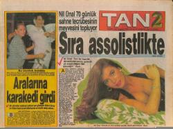Tan Gazetesi Eki 28 Eylül 1989 - Nil Ünal Assolist Oluyor, Bülent Ersoy ve Hülya Avşar, Şebnem Tuncer, Sevtap Parman GZ126400