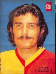 Hayat Dergisi Galatasaray Futbolcu Ali Yavaş Poster KRT21138