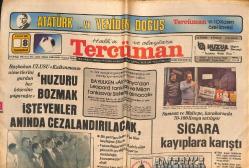 Tercüman Gazetesi 8 Kasım 1980 - Başbakan Ulusu : Huzuru Bozmak İsteyenler Cezalandırılacak- Bülent Ersoy:Hapiste Geçen Acı Günler Aklımı Başıma Getirdi GZ133276
