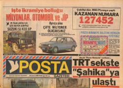 Posta Gazetesi 20 Ocak 1985 - Nastasia Kinski Ve Kocası İbrahim Musa Ayrılmaya Karar Verdi GZ127262