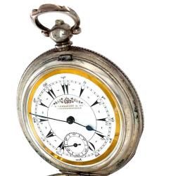 Antika K. Serkisoff & Co Constantinople Gümüş Anahtar Kurmalı Cep Saati – Süper Kondisyon | SAA091 #13.80