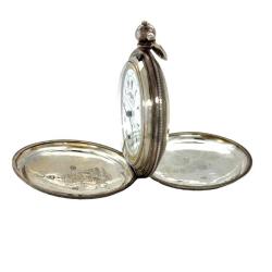 Antika K. Serkisoff & Co Constantinople Gümüş Anahtar Kurmalı Cep Saati – Süper Kondisyon | SAA091 #13.80