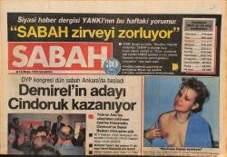 Efemera - Sabah Gazetesi 15 Mayıs 1985 - Türkan Sultan - Michael Jacksona Benzemek İçin Yarışıyorlar GZ127298 - kitantik - kitaLog