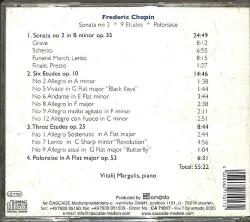 Frederic Chopin - Sonata No 2 Etudes 9 Polonaise CD (İkinci El) CD3542