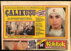 Hürriyet Gazetesi Kelebek Eki 26 Kasım 1982 - Sezer Güvenirgil , Ressam Işık Sükan , Kuaför Arif Şenyüz Bir Araya Geldiler... GZ127415