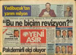 Yeni Asır Gazetesi 18 Ekim 1986 - 1992 Olimpiyatını Alan Barcelona'da Şenlik Var - Galatasaray Kampında Tele-Kızlar Cirit Atıyor GZ133566