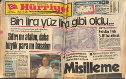Hürriyet Gazetesi 29 Haziran 1979 - Bin Lira Yüz Lira Oldu - Suriye'de 15 Kişi İdam Edildi GZ133488