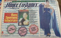 Yeni Asır Gazetesi 14 Mayıs 1990 - Marmaris'te Yat Şenliği - Hüner Coşkuner ' Beni Sevmeni İstiyorum ' Kaset Afişi GZ133590