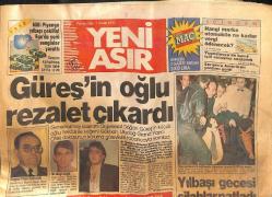 Yeni Asır Gazetesi 2 Ocak 1992 - Devran Çağlar 'Gönlüm Senindir' Kaset Afişi - Güreş'in Oğlu Rezalet Çıkardı GZ134082