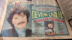 Yeni Asır Gazetesi 2 Ocak 1992 - Devran Çağlar 'Gönlüm Senindir' Kaset Afişi - Güreş'in Oğlu Rezalet Çıkardı GZ134082
