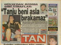 Tan Gazetesi 2 Temmuz 1989 - Maradonanın Amerika Kaçamağı - Hülya Avşardan Bomba Gibi İtiraflar GZ128021