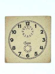 Qzro Masa Saati Kadranı Karton 77mm KDRN2