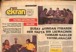 Tercüman Gazetesi İnci Ekran Eki 13 Aralık 1977 - Hale Soygazi İle Ahmet Özhan'ı Evliliğe Götüren Film Bu Akşam Ekranlarımıza Geliyor ! GZ134151
