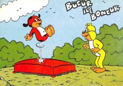 Bücür ile Boncuk Kartpostal KRT17264