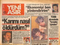 Yeni Asır Gazetesi 9 Aralık 1989 - Genç Altay Beşiktaş Kantarında - TANSAŞ , İzmir'de 300 Liraya Ekmek Satacak GZ134223