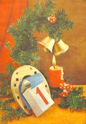 Yeni Yıl Yılbaşı Tebrik Kartı KRT18099