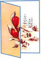 Yılbaşı Yeni Yıl Temalı Kartpostal KRT18165