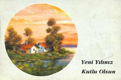 Yılbaşı Yeni Yıl Kartpostal KRT18274