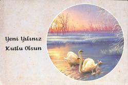 Yılbaşı Yeni Yıl Kartpostal KRT18332