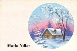 Yılbaşı Yeni Yıl Kartpostal KRT18336
