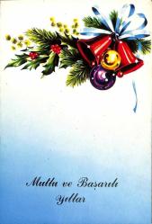 Yılbaşı Yeni Yıl Kartpostal KRT18346