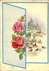 Yılbaşı Yeni Yıl Kartpostal KRT18371