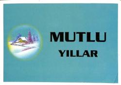 Yılbaşı Yeni Yıl Kartpostal KRT18377