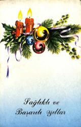 Yılbaşı Yeni Yıl Kartpostal KRT18379