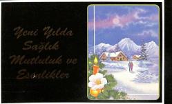 Yılbaşı Yeni Yıl Kartpostal KRT18381
