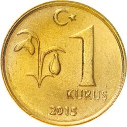 2015 Yılı 1 Kuruş Çil TCM3016