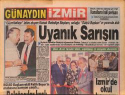 Günaydın İzmir Gazetesi 11 Ekim 1990 - Altay, Göztepe Maçı Rüya Gibiydi - Grevci İşçilere Sigara Yardımı Yapıldı GZ134789