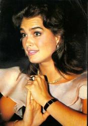 Brooke Shields Büyük Boy Kartpostal KRT18854