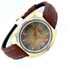 Vintage Zeysa Altın Kaplama Kurmalı Kol Saati – 36 mm | Koleksiyonluk SAA08 #1.36