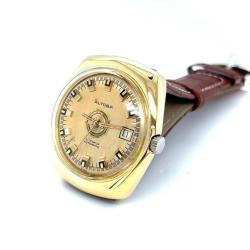 Vintage ALTOBA Altın Kaplama Otomatik Kol Saati EBY310