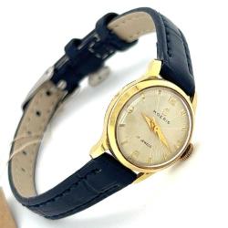 MOERIS Altın Kaplama Kurmalı Bayan Kol Saati EBY318