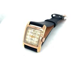 Vintage VIALUX Altın Kaplama Kurmalı Bayan Kol Saati EBY324