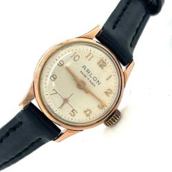 Vintage ARLON Altın Kaplama Kurmalı Bayan Kol Saati EBY325