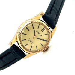 Vintage EDELE Altın Kaplama Kurmalı İsviçre Bayan Kol Saati EBY326