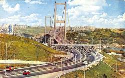 İstanbul Boğaziçi Köprüsü Açılır Kapaklı Kartpostal KRT19360