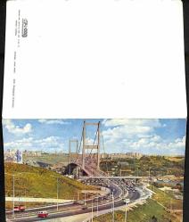 İstanbul Boğaziçi Köprüsü Açılır Kapaklı Kartpostal KRT19360