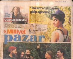 Milliyet Gazetesi Pazar Eki 16 Kasım 2014 - Türkan Şoray Sette Her Zaman Aynaya Bakardı GZ135181