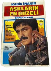 Aşkların En Güzeli Film Afişi - Kadir İnanır , Banu Alkan , Mesut Çakarlı (68x98cm) KRT19966