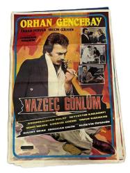 Vazgeç Gönlüm Film Afişi - Orhan Gencebay , Canan Perver , Yalçın Gülhan (68x98cm) KRT19967