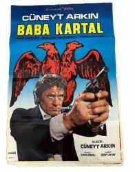 Baba Kartal Film Afişi - Cüneyt Arkın , Deniz Akbulut , Bilal İnci, Nejat Özbek, Tuğrul Meteer (68x98cm)